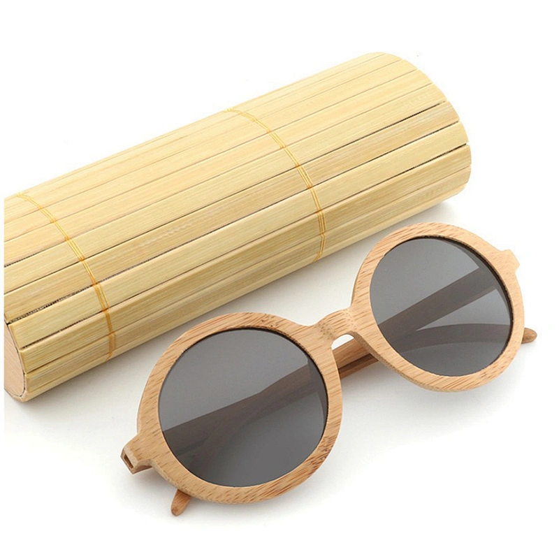 Retro custom engrave logo wood and bamboo wholesale wood sunglasses 2019
