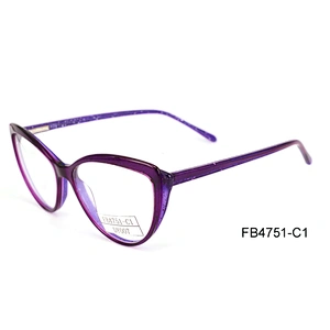 FB4751 Acetate frame optical eyeglass stocks low price eyewear ready goods