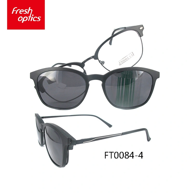FT0084 Anti-Glare polarized bifocal clip on sunglasses for sale