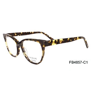 FB4857 Changeable color eyeglass frames acetate material optic eyeglasses frame