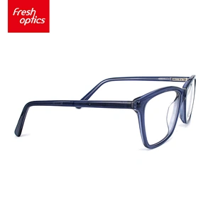FB3923 Wholesale Unisex Design Pure Color Acetate Eyeglasses