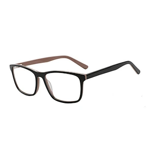 LG075 Wholesale Wood Grain Design Acetate Eyewear Frames For Unisex Ready goods