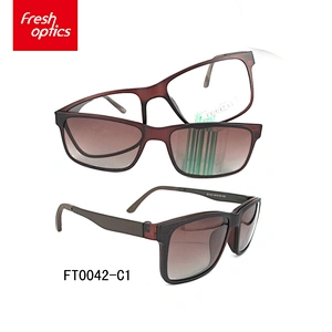 FT0041 Women ultem snap clip on hat sunglasses