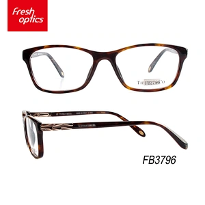 FB3796 Acetate Hand Made Eyewear Frames With Bead Flower