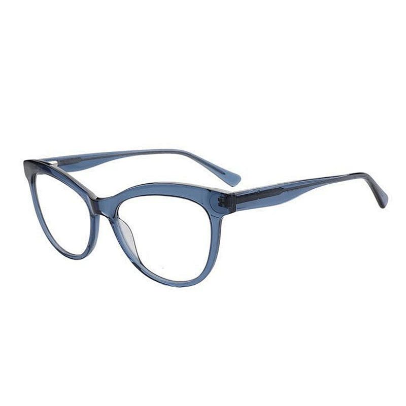 LG030 2019 hot sale fashion acetate frame metal temple optical frame wholesale price Ready goods
