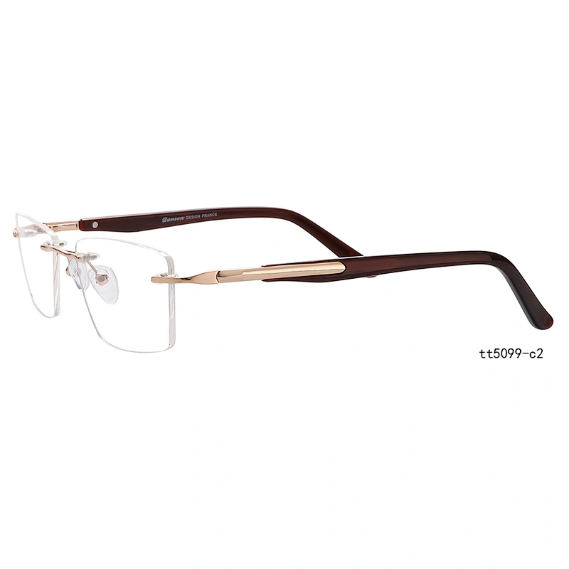 Men spectacle frame eyeglasses rimless frames glasses optical eyewear