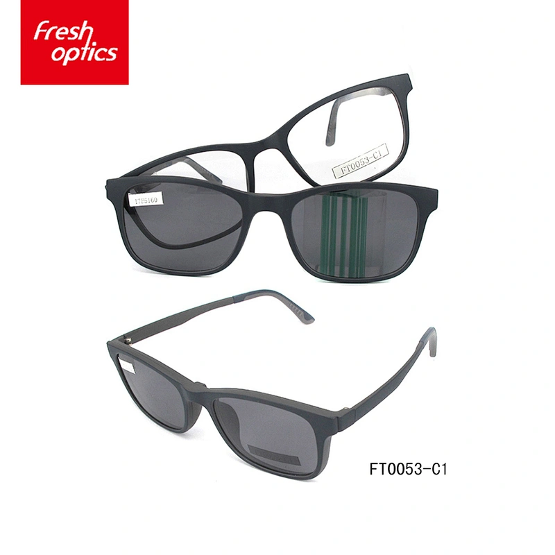 FT0053 Multicolor Optional Ultem Spring Clip On Sunglasses