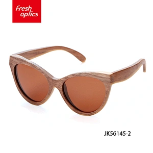 JK56145 Cheap price kids bamboo sunglasses wood eyewear