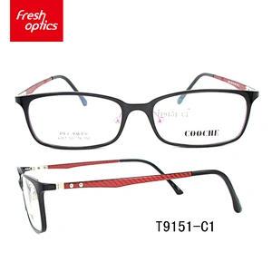 T9151 anti chemical sports memory tr90 eyewear plastic frame optical