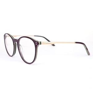 FB5507 Round spectacle frames high quality spectical frame acetate material eye frame