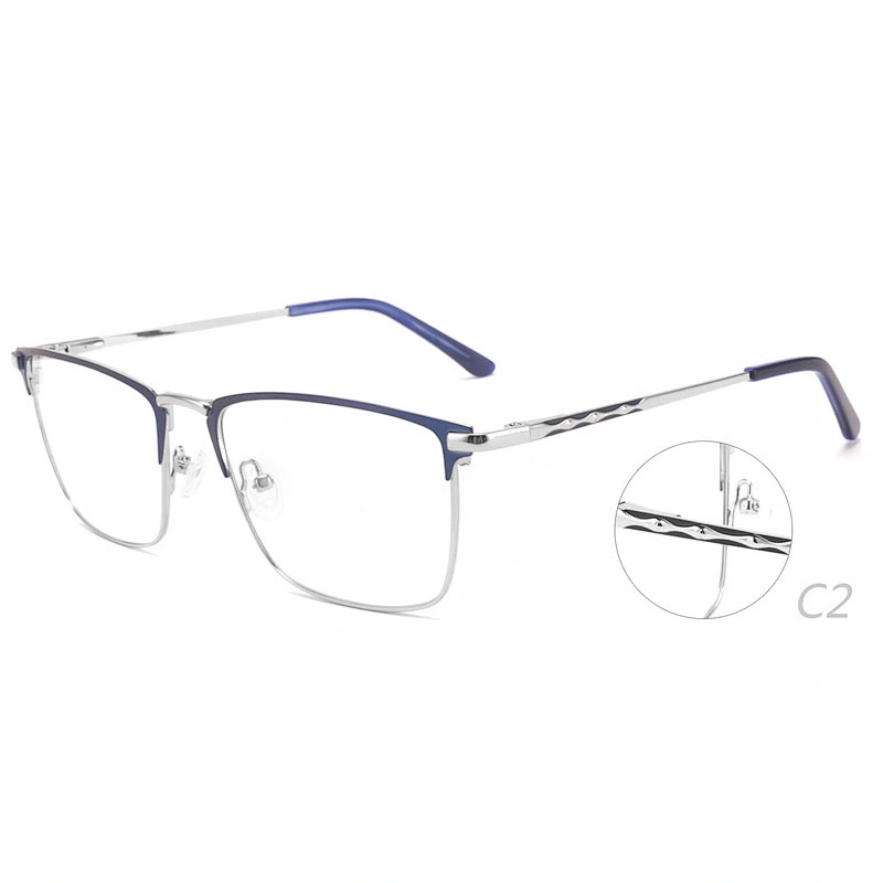 AM2005 Hot sale fashion metal stainless steel glasses optical frame eyeglasses Ready stocks