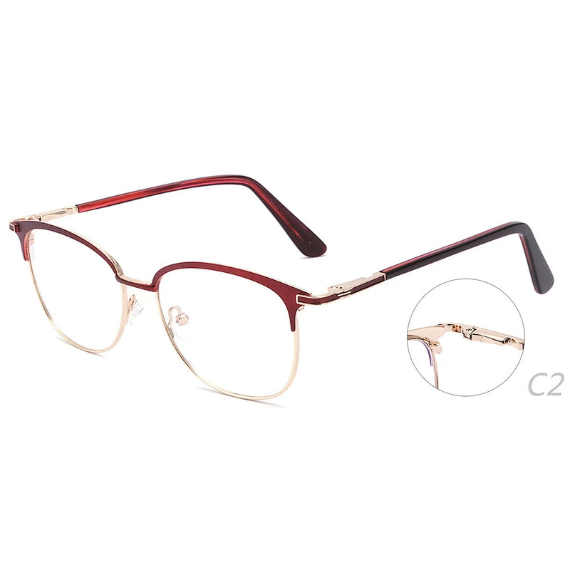 Wenzhou factory metal ready stock optical frame eyeglasses