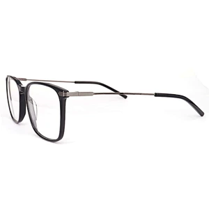 FB5525 Simple and generous spectacle frames special metal temple nice acetate eyeglasses
