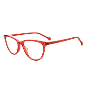 LG029 Optical frame acetate material optic eyeglasses frame round shape for unisex ready stocks