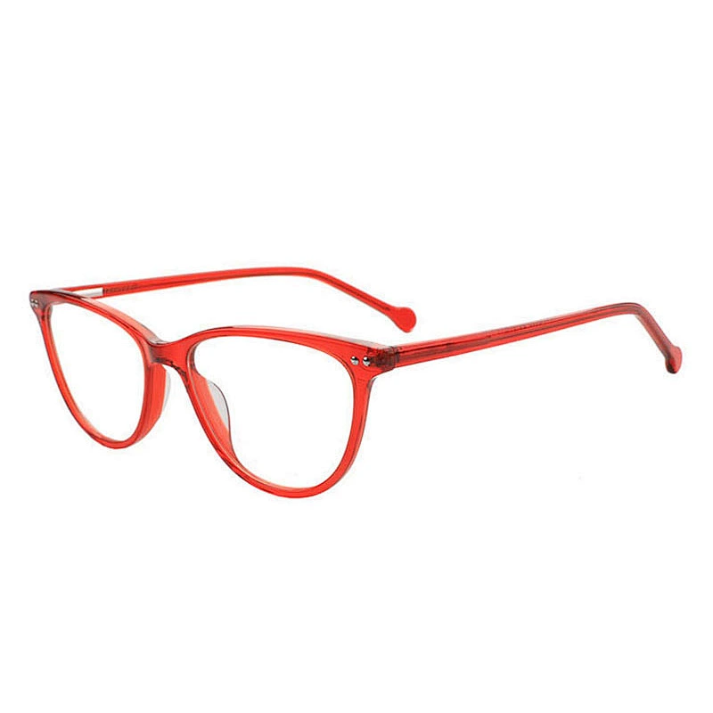 LG029 Optical frame acetate material optic eyeglasses frame round shape for unisex ready stocks