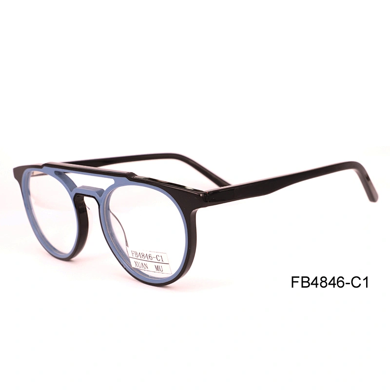 FB4846 Wholesales reading glasses acetate material optic eyeglasses frame