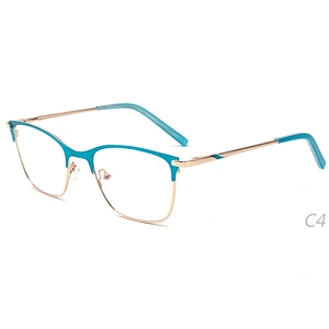 Fashion CE eyeglasses metal optical frames for girl ready stock