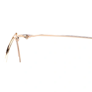 fashion women red cat fresh glasses metal optical frames manufacture