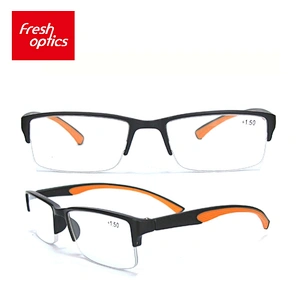 RD - 131 Factory Direct Plastic Half - Rim Fashion Reading Glasses For Men