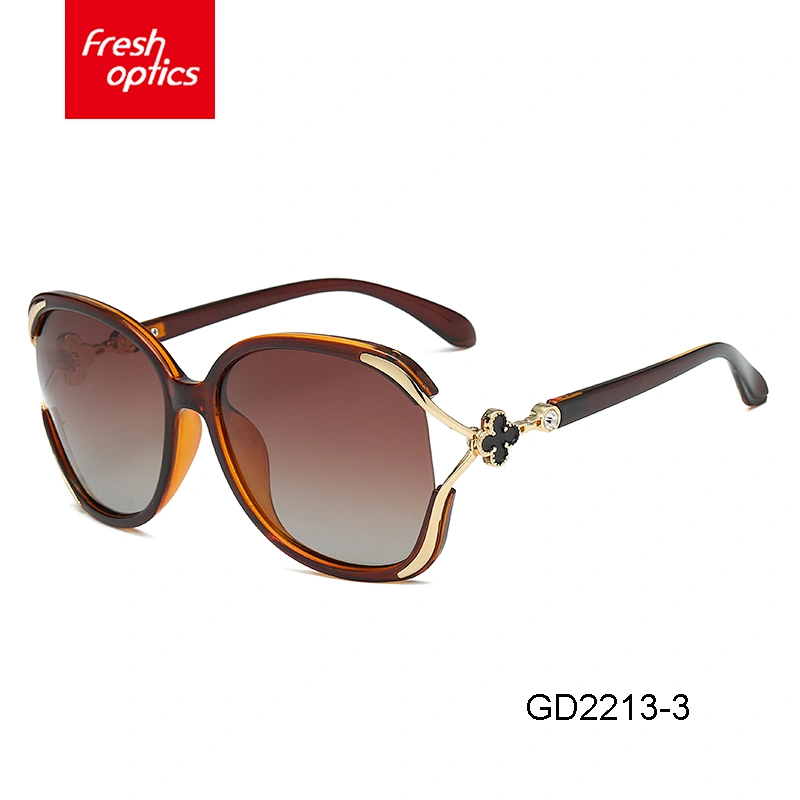 GD2213 Chinese transparent lens sunglasses stock