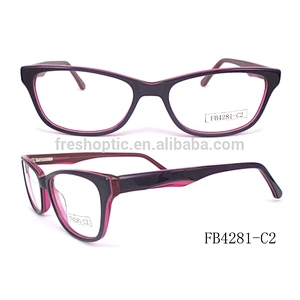 FB4281 Changeable color eyeglass frames fashion acetate optical frame