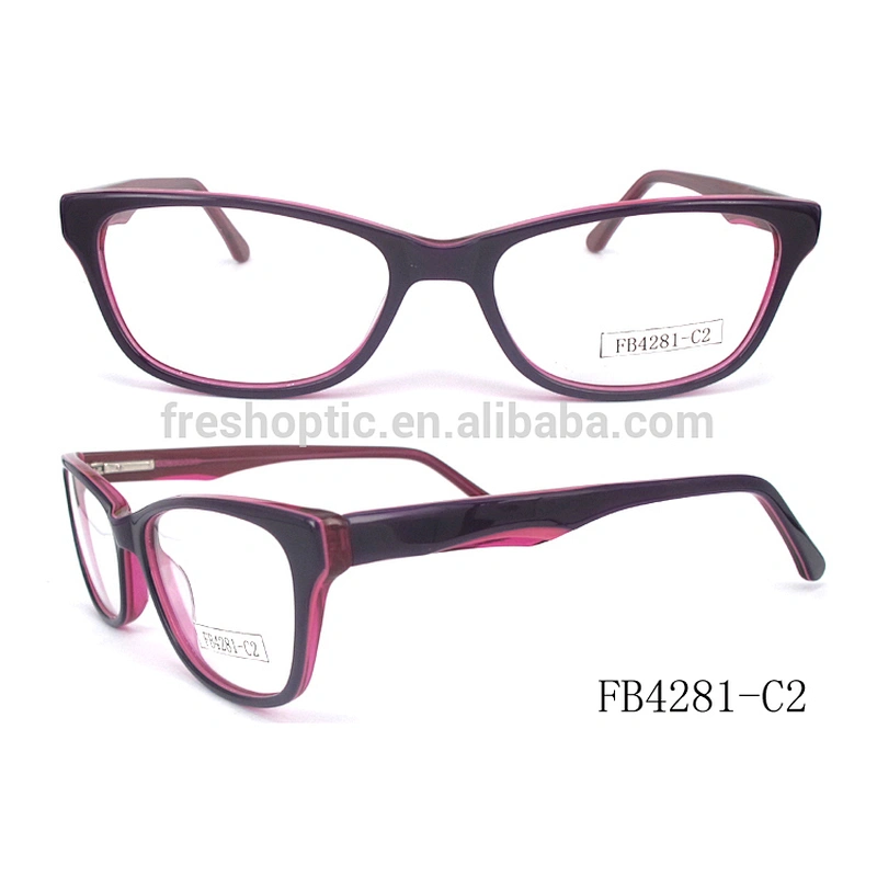 FB4281 Changeable color eyeglass frames fashion acetate optical frame