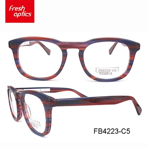 FB4223 New fashion FDA fashion plain acetate frames glasses