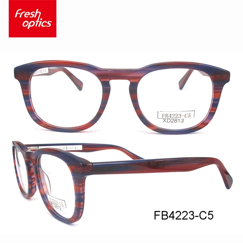 FB4223 New fashion FDA fashion plain acetate frames glasses