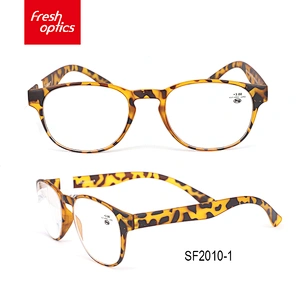SF2010 Guaranteed quality proper price half frame eyewear reading glasses with pen case italian design