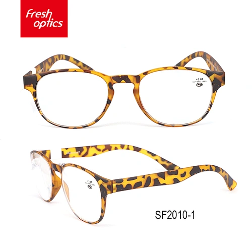 SF2010 Guaranteed quality proper price half frame eyewear reading glasses with pen case italian design