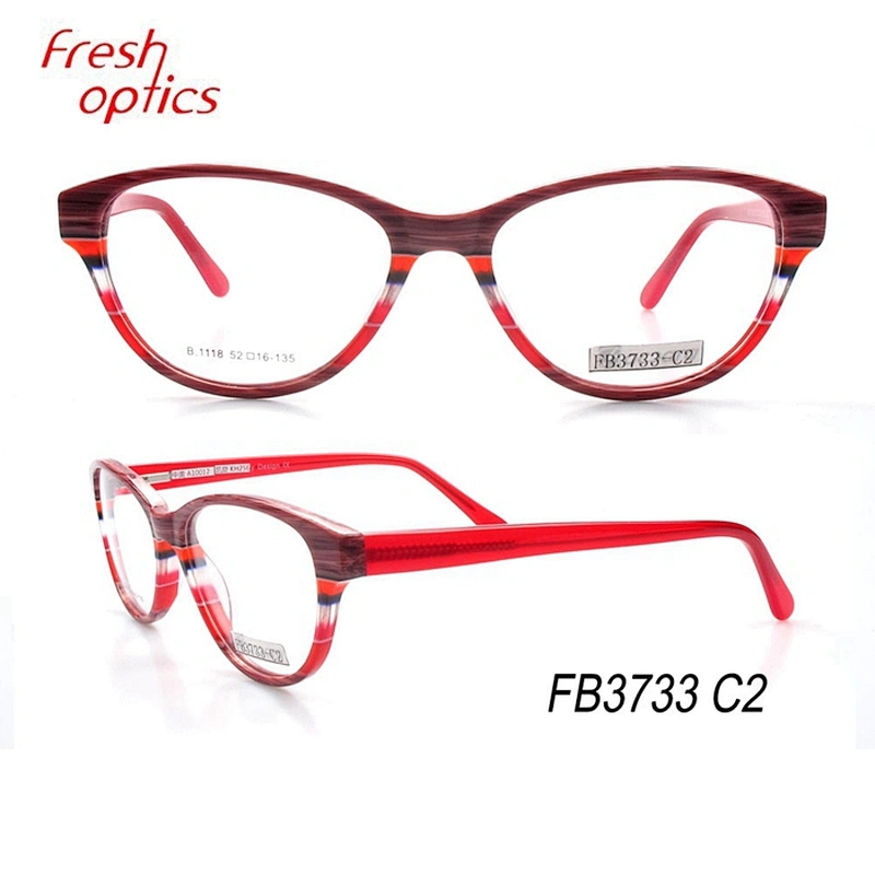 Fashion Acetate Optical Frame Design Eye Glasses