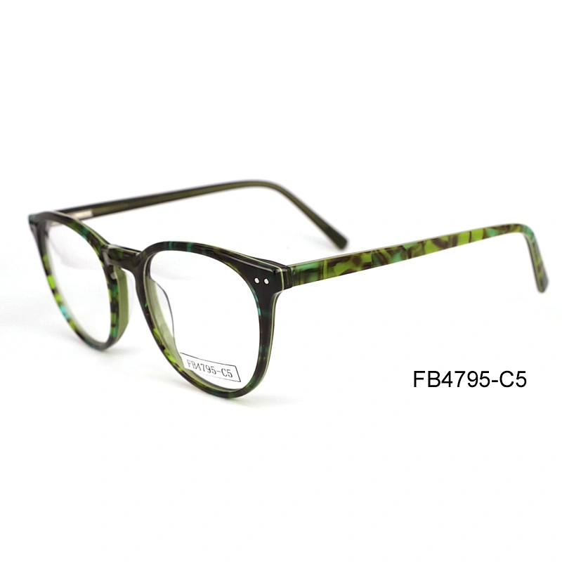 FB4795 acetate material optic eyeglasses frame ladies