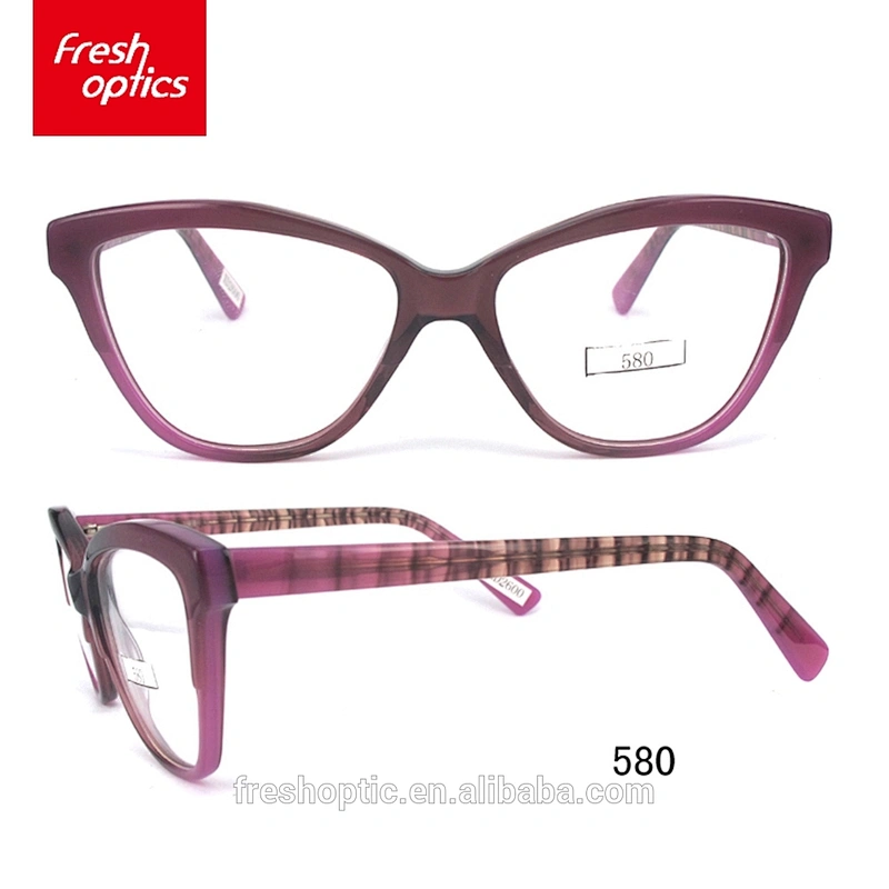 578 Most popular color acetate optical frames for women