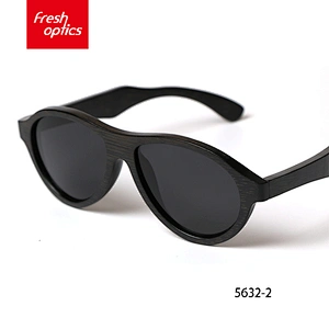 JK5632 Colored Lenses Wooden Bamboo Sunglasses, Italian Wood Sunglasses