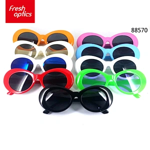 Wholesale unisex custom logo bottle opener sunglasses round sunglasses