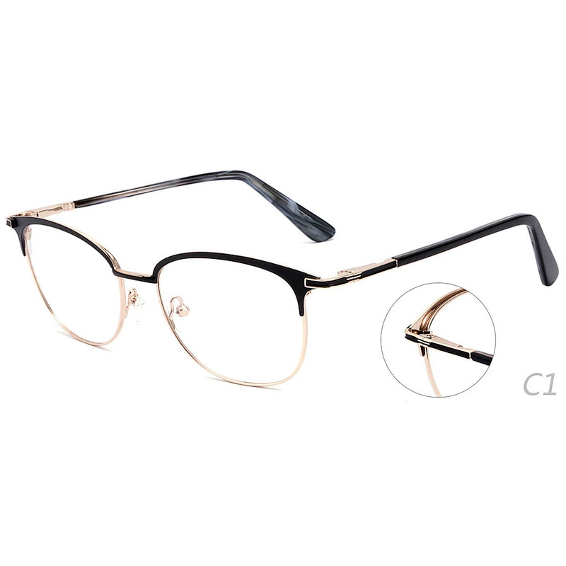 Wenzhou factory metal ready stock optical frame eyeglasses