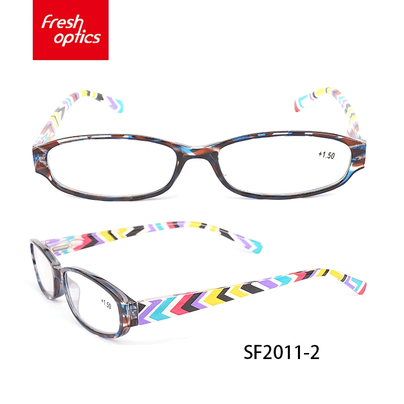 SF2011 Top sale guaranteed quality color plastic rimless reading glasses case prescription glasses