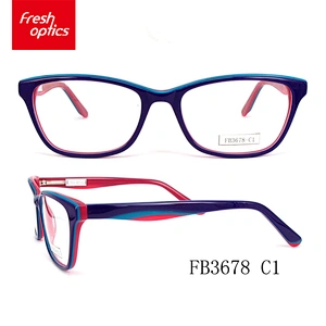Latest Model Guaranteed Quality CE Unisex New Stylish Acetate Spectacle Frame Eyeglasses
