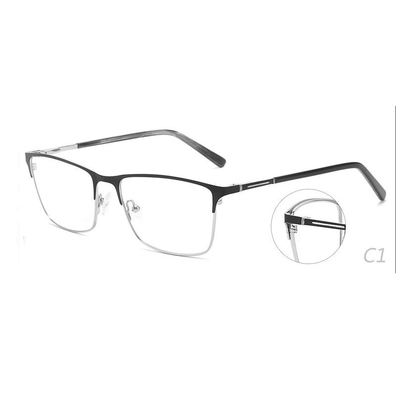 AM2011 China wholesale optical eyeglasses frame latest ladies office wear designs metal optical frames Ready stocks