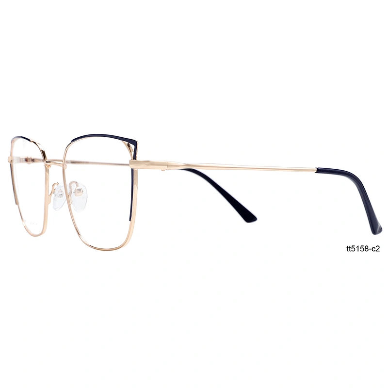fashion women red cat fresh glasses metal optical frames manufacture