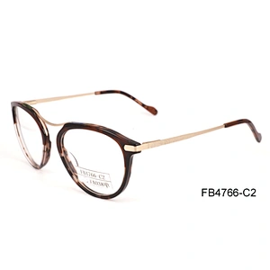 FB4766 China wholesale stocks small quantity optica frame acetate material fashion glass