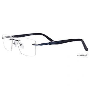 Men spectacle frame eyeglasses rimless frames glasses optical eyewear
