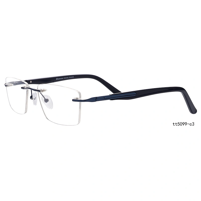 Men spectacle frame eyeglasses rimless frames glasses optical eyewear