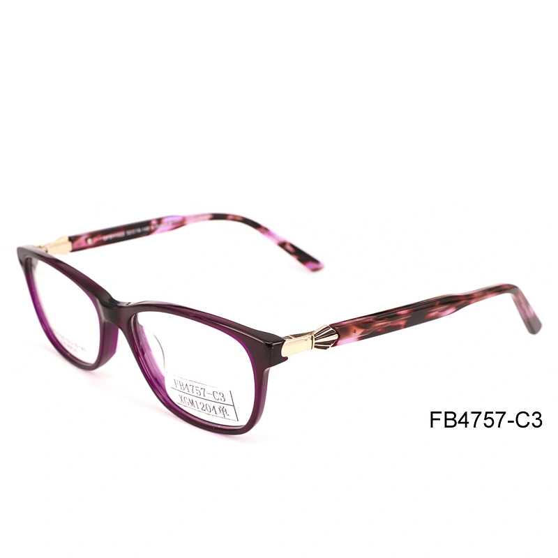 FB4757 Acetate frame optical eyeglass stocks low price eyewear ready goods