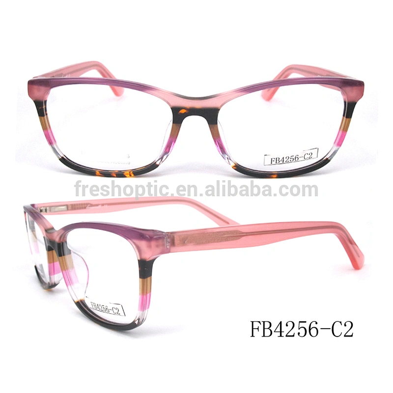 FB4256 hand polished optical glasses high fashion eyeglass acetate eyeglasses frame wholesale