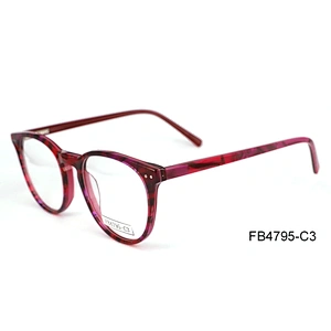 FB4795 acetate material optic eyeglasses frame ladies