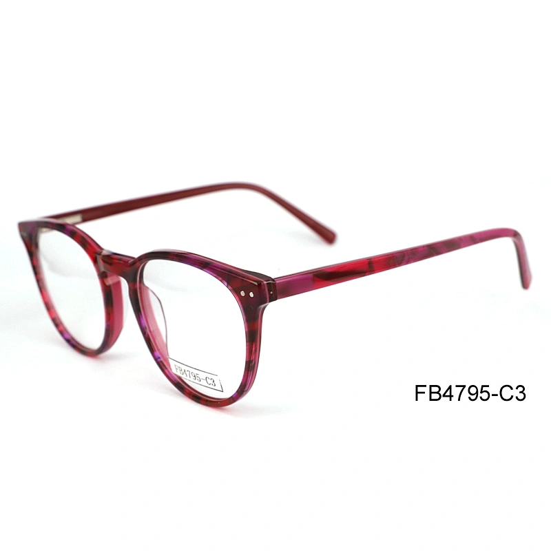 FB4795 acetate material optic eyeglasses frame ladies