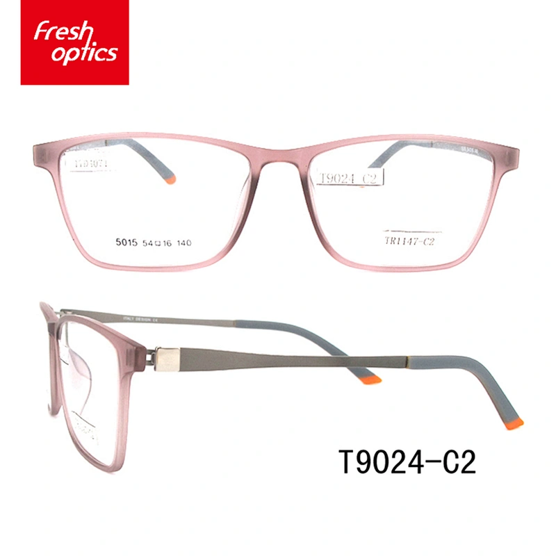 T9024 High quality decorated glasses spectacle frame for sale