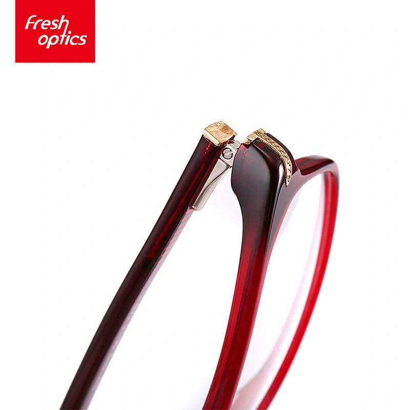 FB3777 Red Acetate New Model Optical Frames With OEM Service