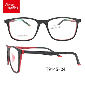 T9145 High quality flexible plastic retro eye wear optical frame for women